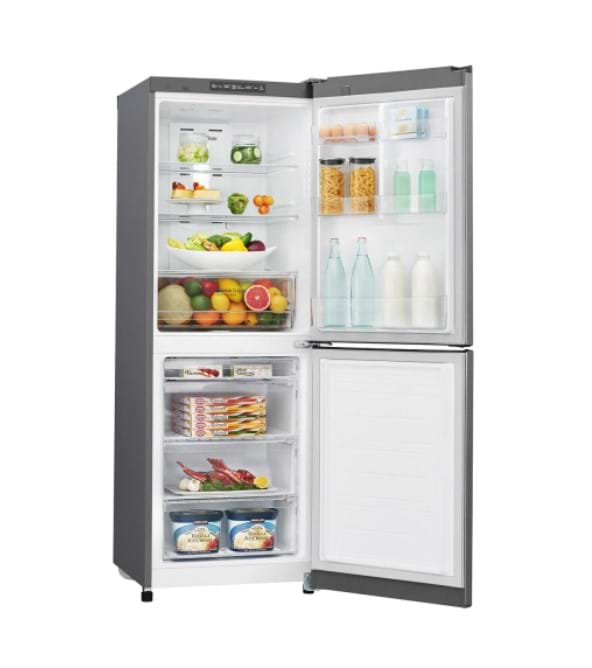 LG 310L BOTTOM MOUNT AntiFingerprint Stainless Steel Fridge GB310RPL